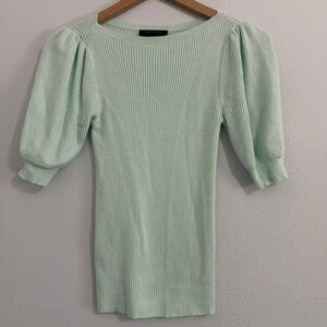 Ann‎ Taylor - Ribbed Short Sleeve Sweater